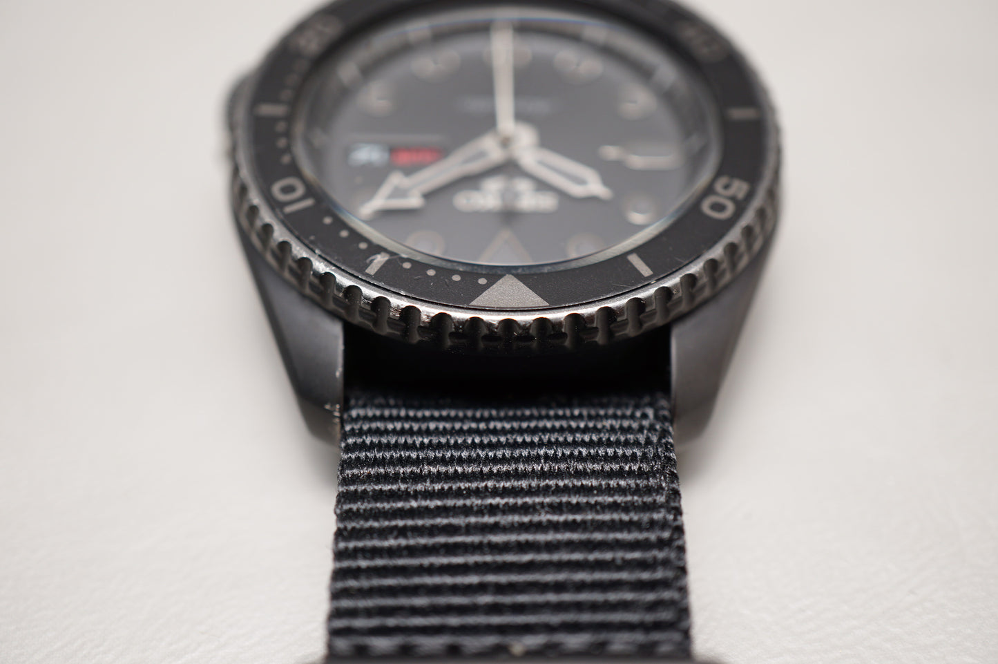 Seiko 5 Sports SBSA025 4R36 Blackout Street Style Automatic Watch