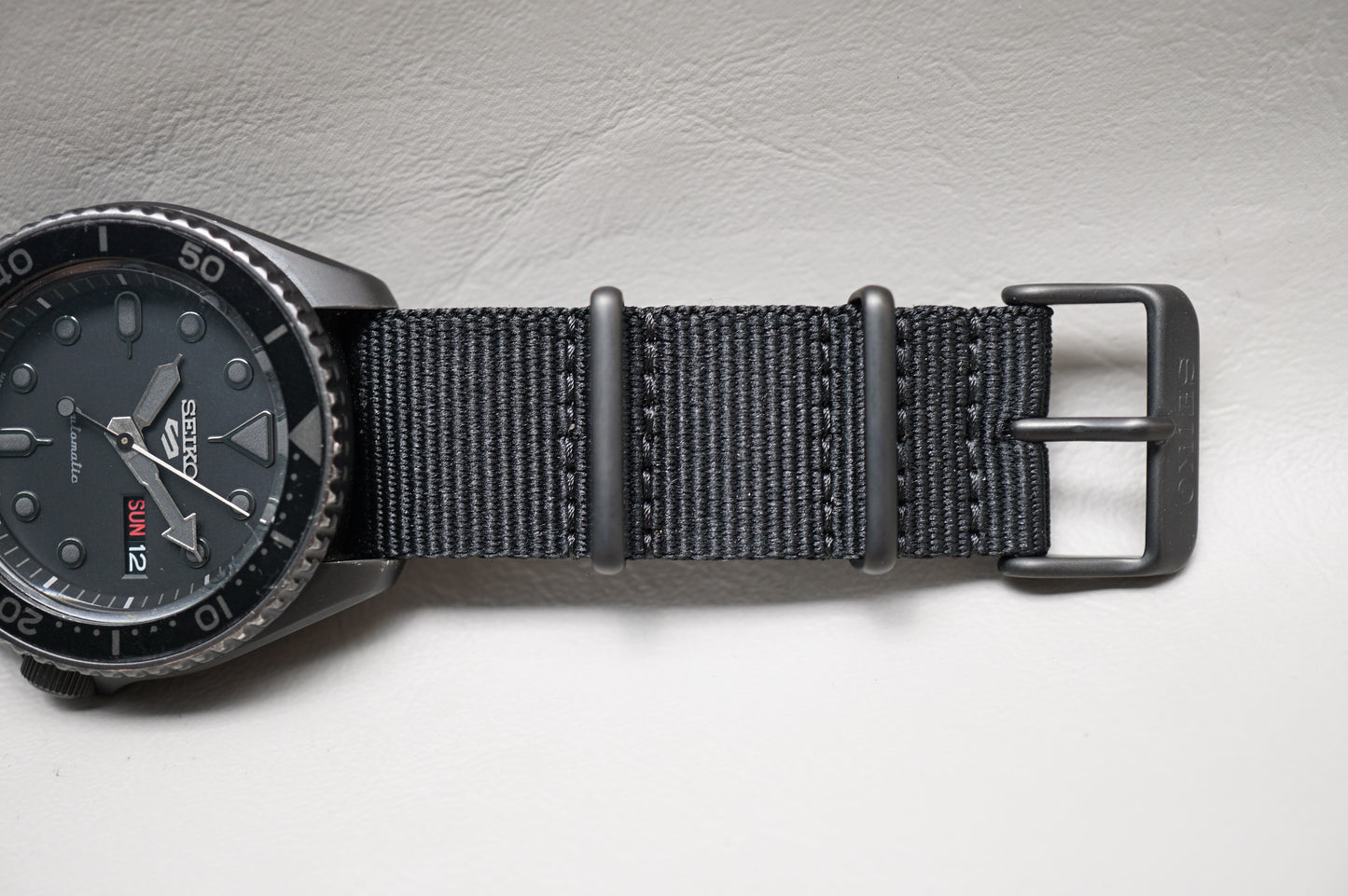 Seiko 5 Sports SBSA025 4R36 Blackout Street Style Automatic Watch