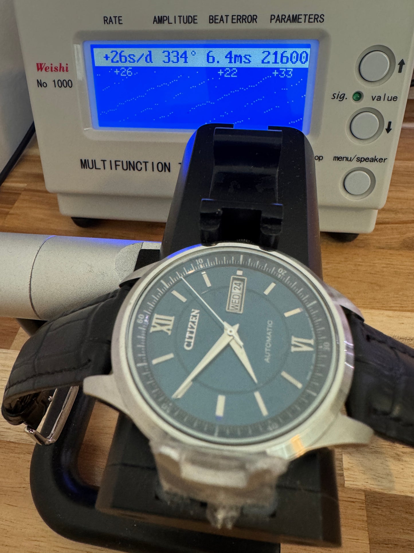 Citizen Collection NY4050-03L Royal Blue Dial Sapphire Mens Automatic Watch
