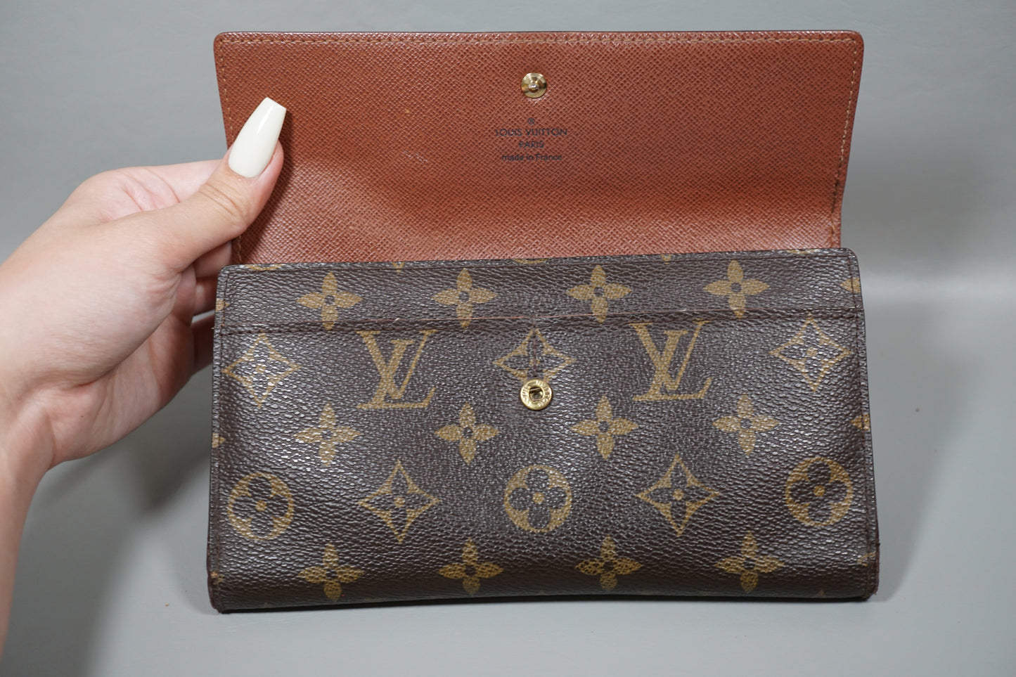 Louis Vuitton Monogram Porte Tresor International M61215 Wallet