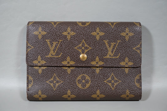 Louis Vuitton M61202 Monogram Porte Tresor Etui Papier Wallet