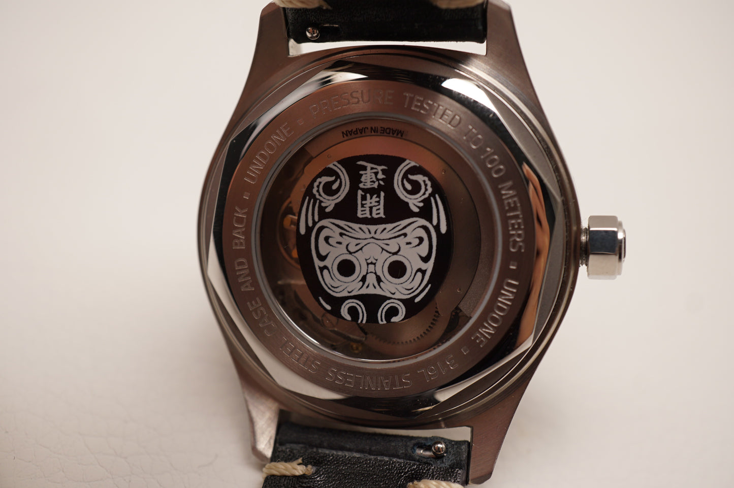 UNDONE Basecamp Blue Black NH35 Vintage Inspired Diver Style Automatic Watch
