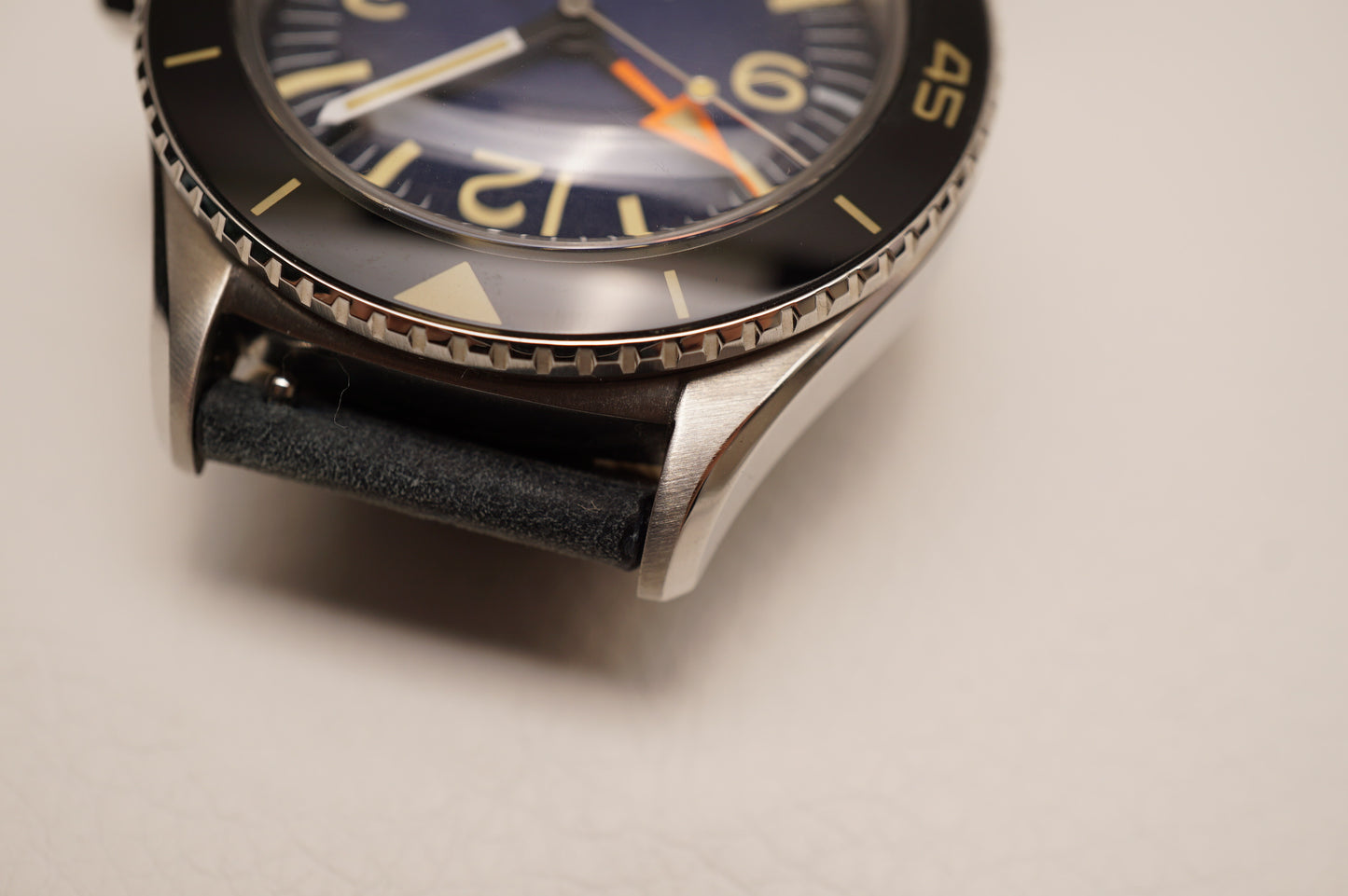 UNDONE Basecamp Blue Black NH35 Vintage Inspired Diver Style Automatic Watch