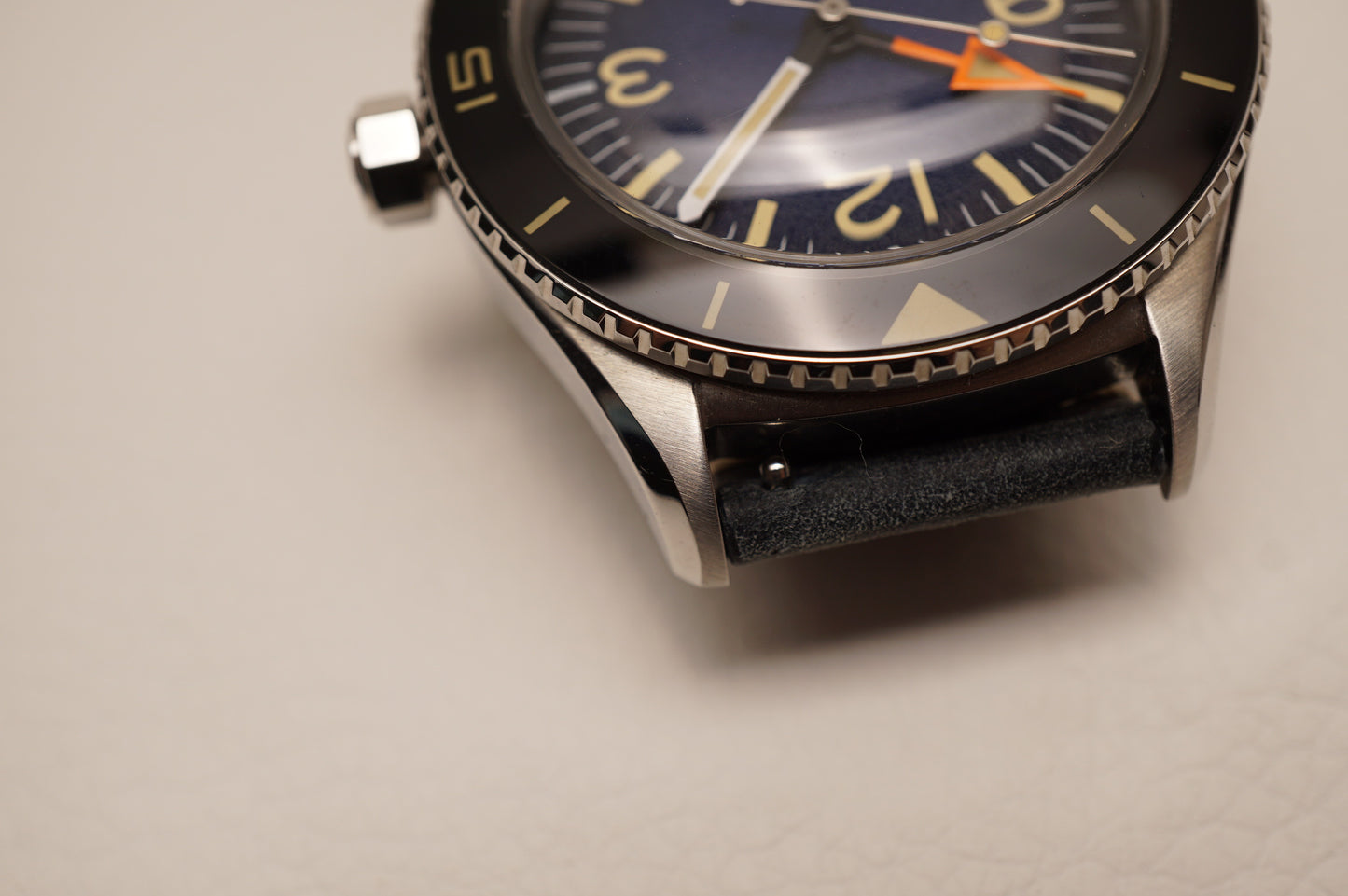 UNDONE Basecamp Blue Black NH35 Vintage Inspired Diver Style Automatic Watch