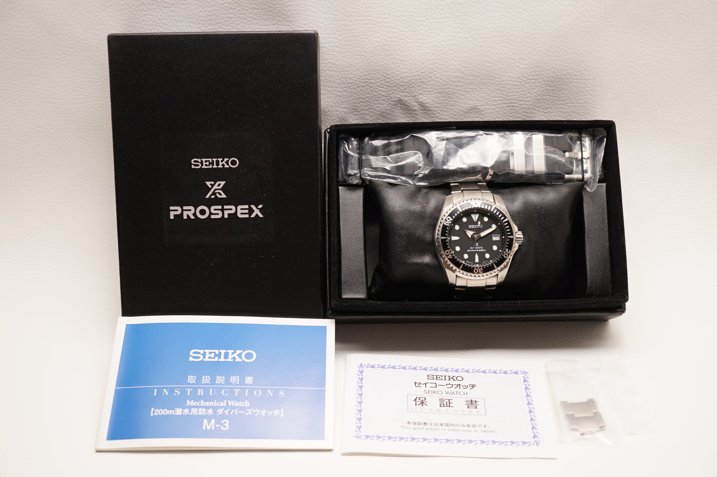 Seiko Prospex SBDC029 6R15 Shogun Titanium Divers Black Dial Automatic Watch