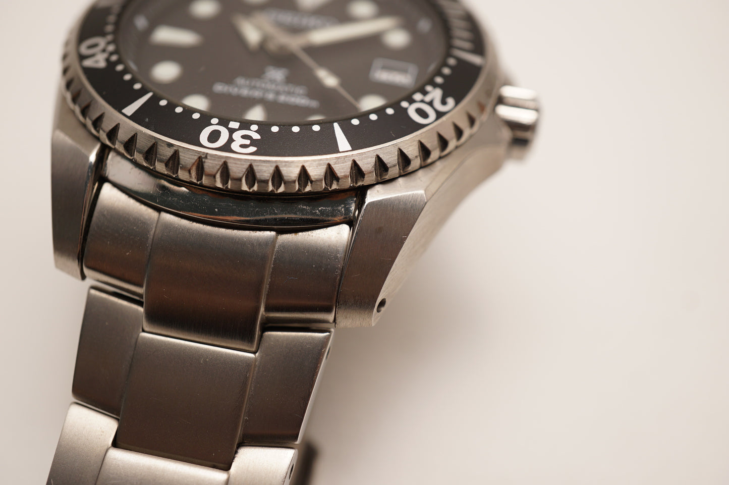 Seiko Prospex SBDC029 6R15 Shogun Titanium Divers Black Dial Automatic Watch