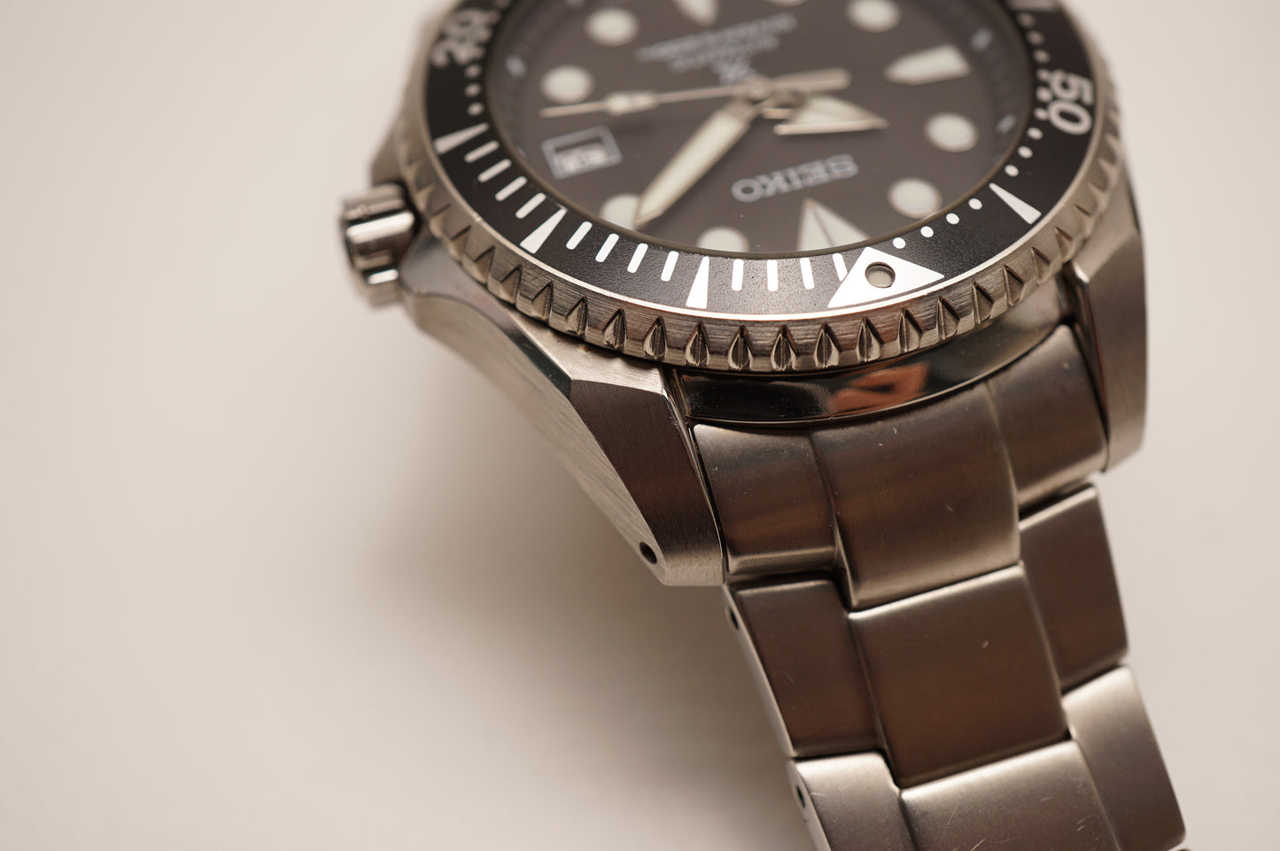 Seiko Prospex SBDC029 6R15 Shogun Titanium Divers Black Dial Automatic Watch