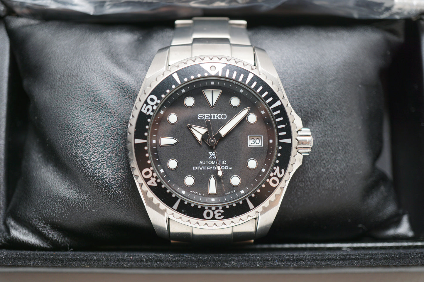 Seiko Prospex SBDC029 6R15 Shogun Titanium Divers Black Dial Automatic Watch