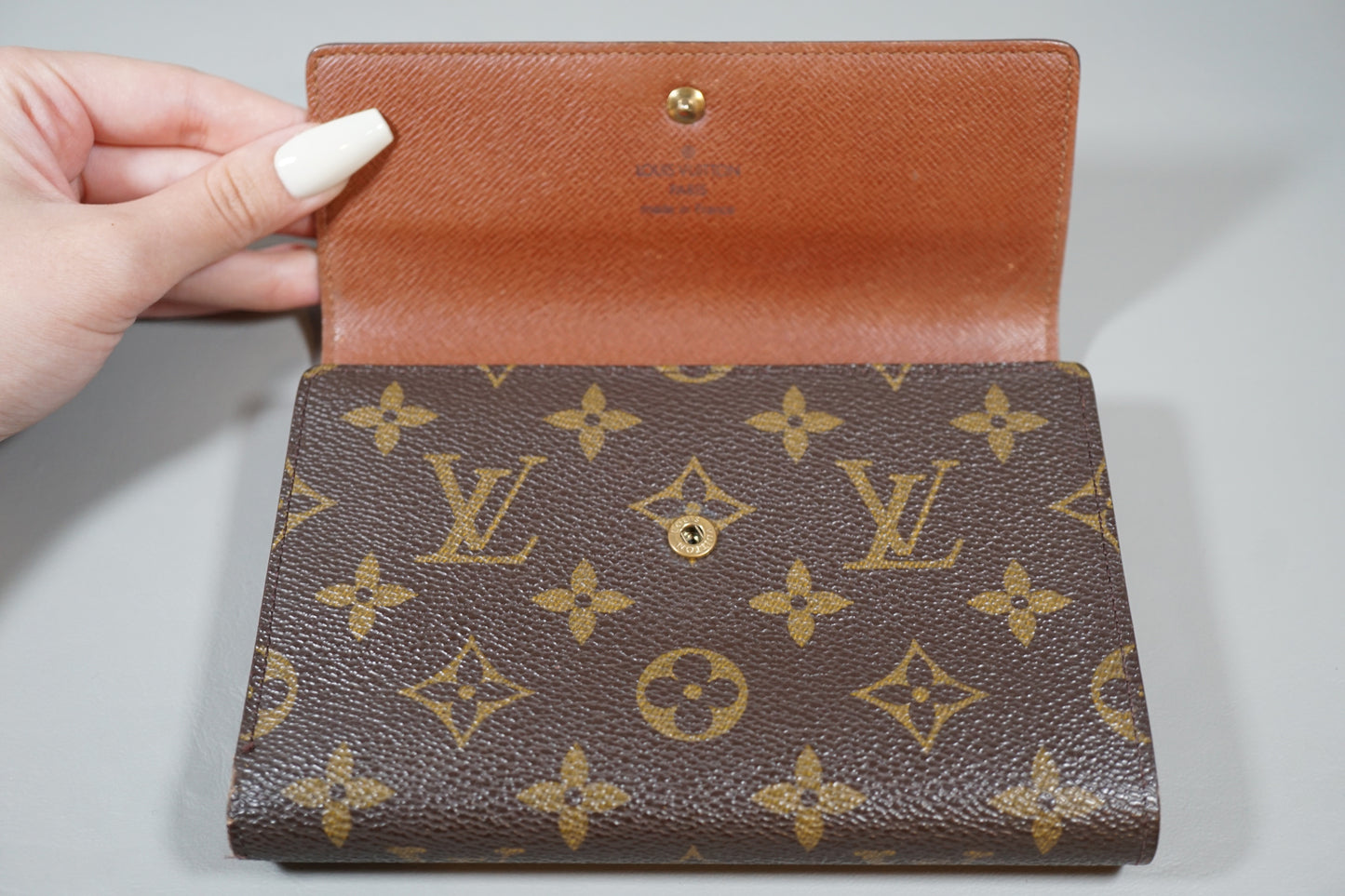 Louis Vuitton M61202 Monogram Porte Tresor Etui Papier Wallet