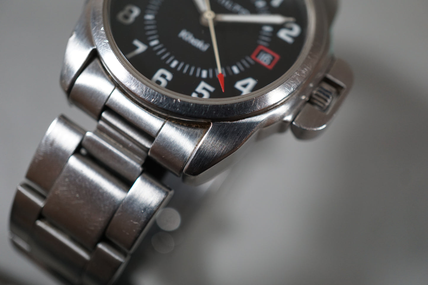Hamilton Khaki 6301 Action Black Dial Midsize Quartz Watch