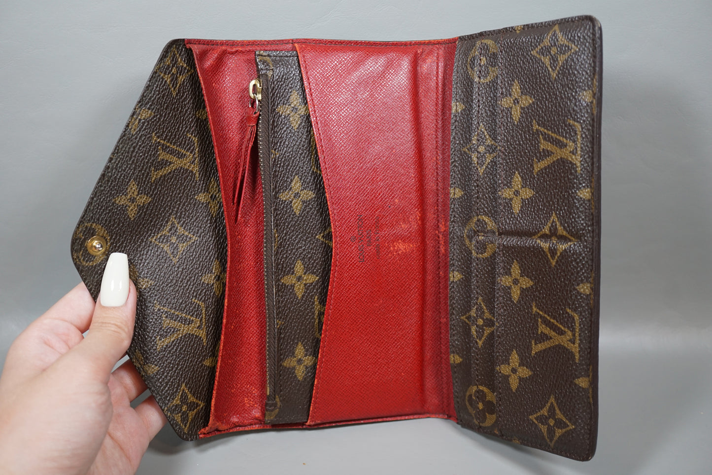 Louis Vuitton Monogram Portefeuille Josephine Long M60139 Wallet