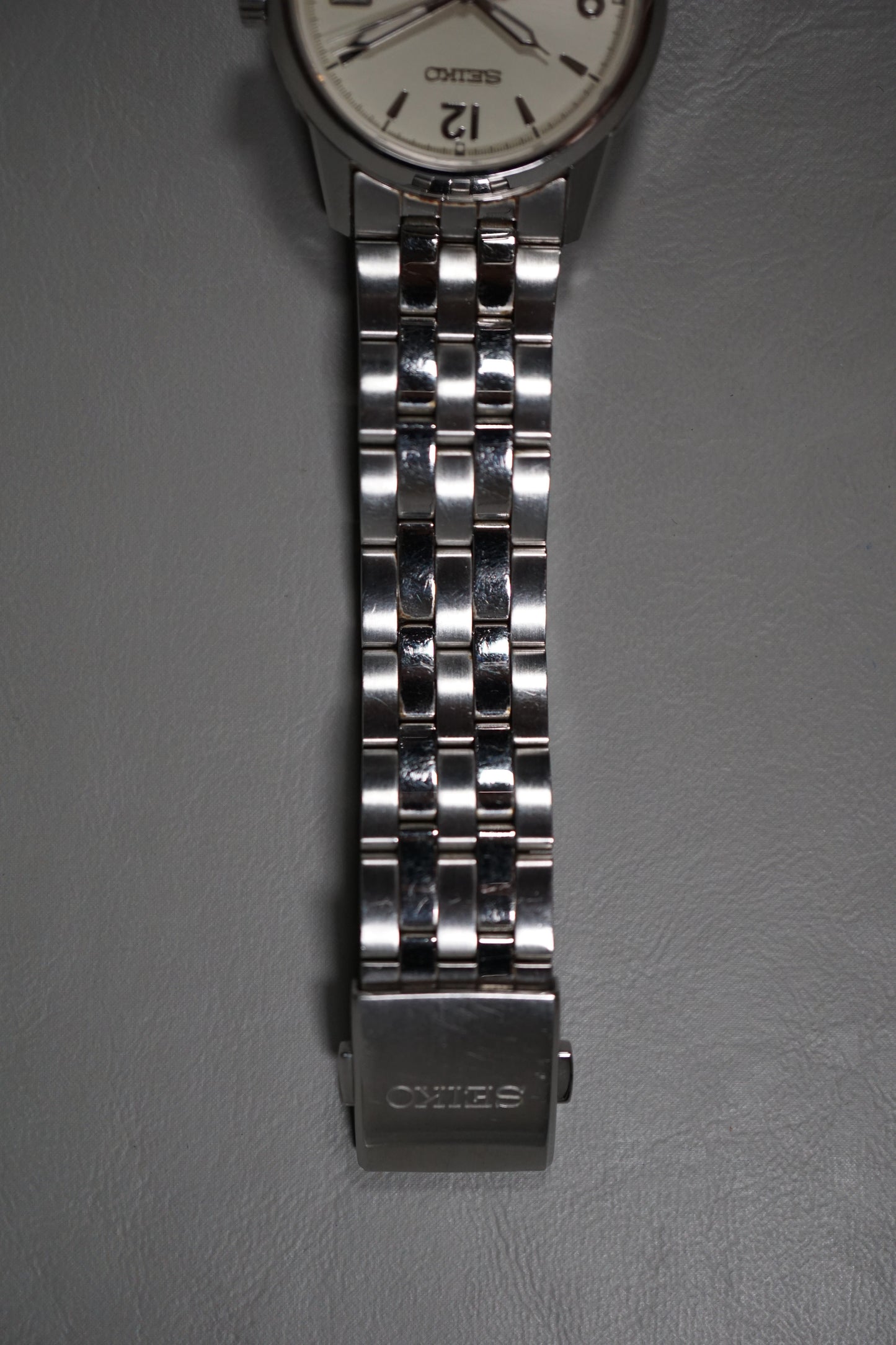 Seiko Spirit SCVS009 6R15 Creme Military Dial JDM Automatic Watch
