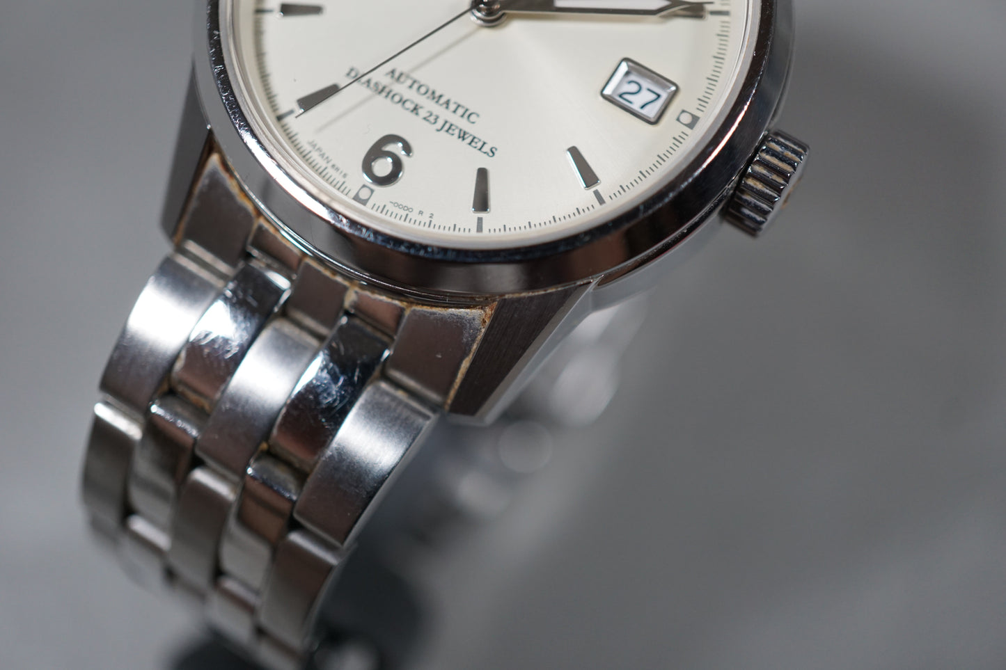 Seiko Spirit SCVS009 6R15 Creme Military Dial JDM Automatic Watch
