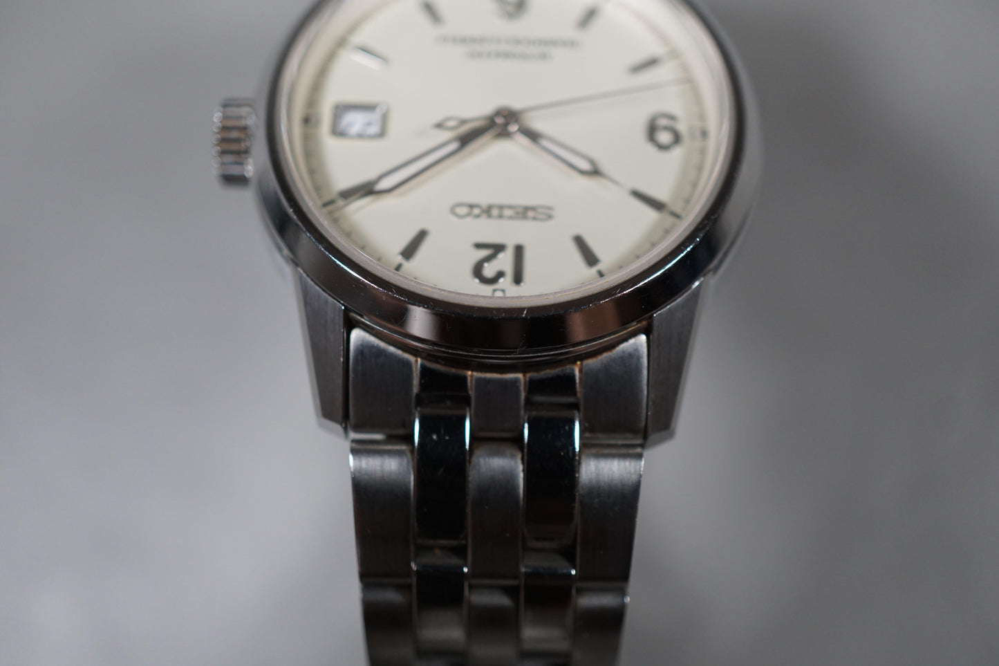 Seiko Spirit SCVS009 6R15 Creme Military Dial JDM Automatic Watch