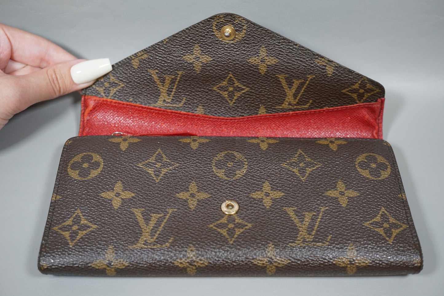 Louis Vuitton Monogram Portefeuille Josephine Long M60139 Wallet