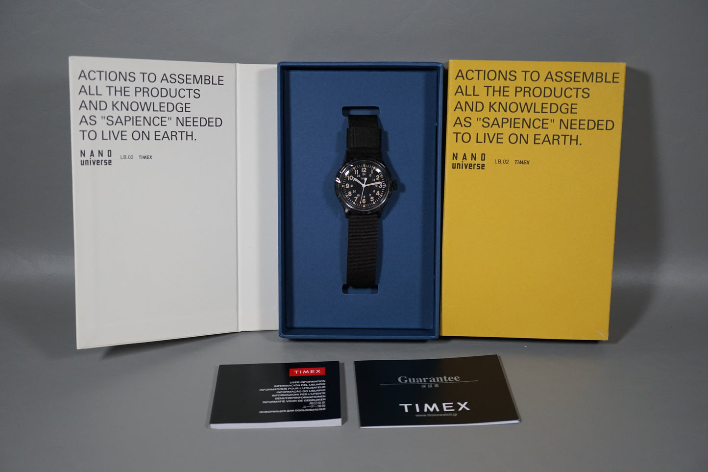 New Timex Camper TW2V47100 Nano Universe JDM Smoked Acrylic Quartz Watch