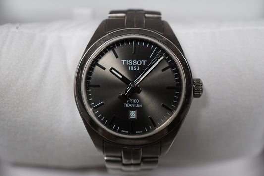 Tissot PR100 T101210A Titanium Grey Dial 33Mm Quartz Watch