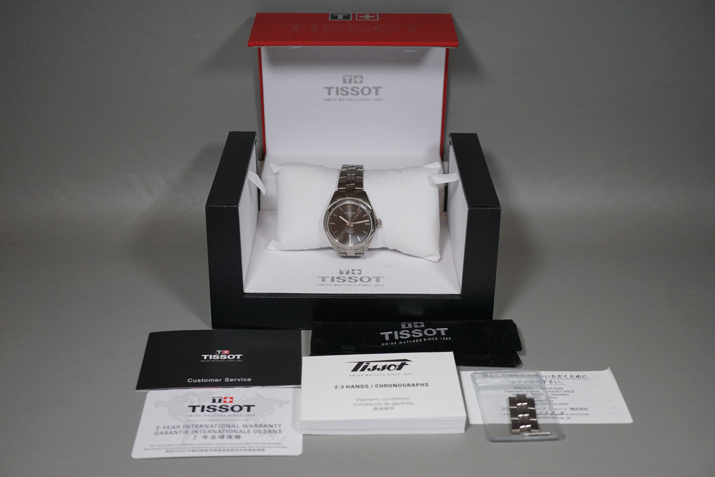 Tissot PR100 T101210A Titanium Grey Dial 33Mm Quartz Watch