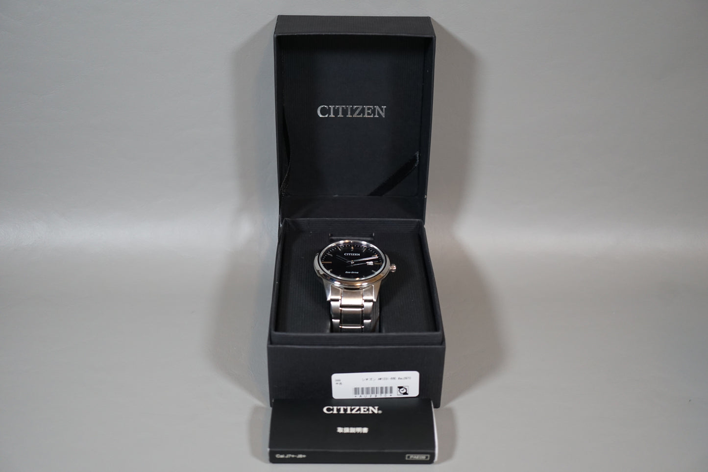 Citizen Collection AW1231-66E J810 Eco-Drive Black Dial Solar Quartz Watch