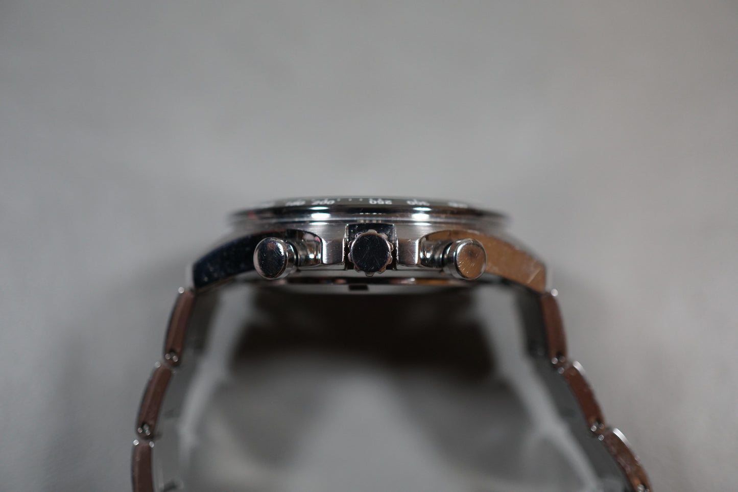 Seiko Spirit SBTR007 8T67 Silver Dial Chronograph Quartz Watch