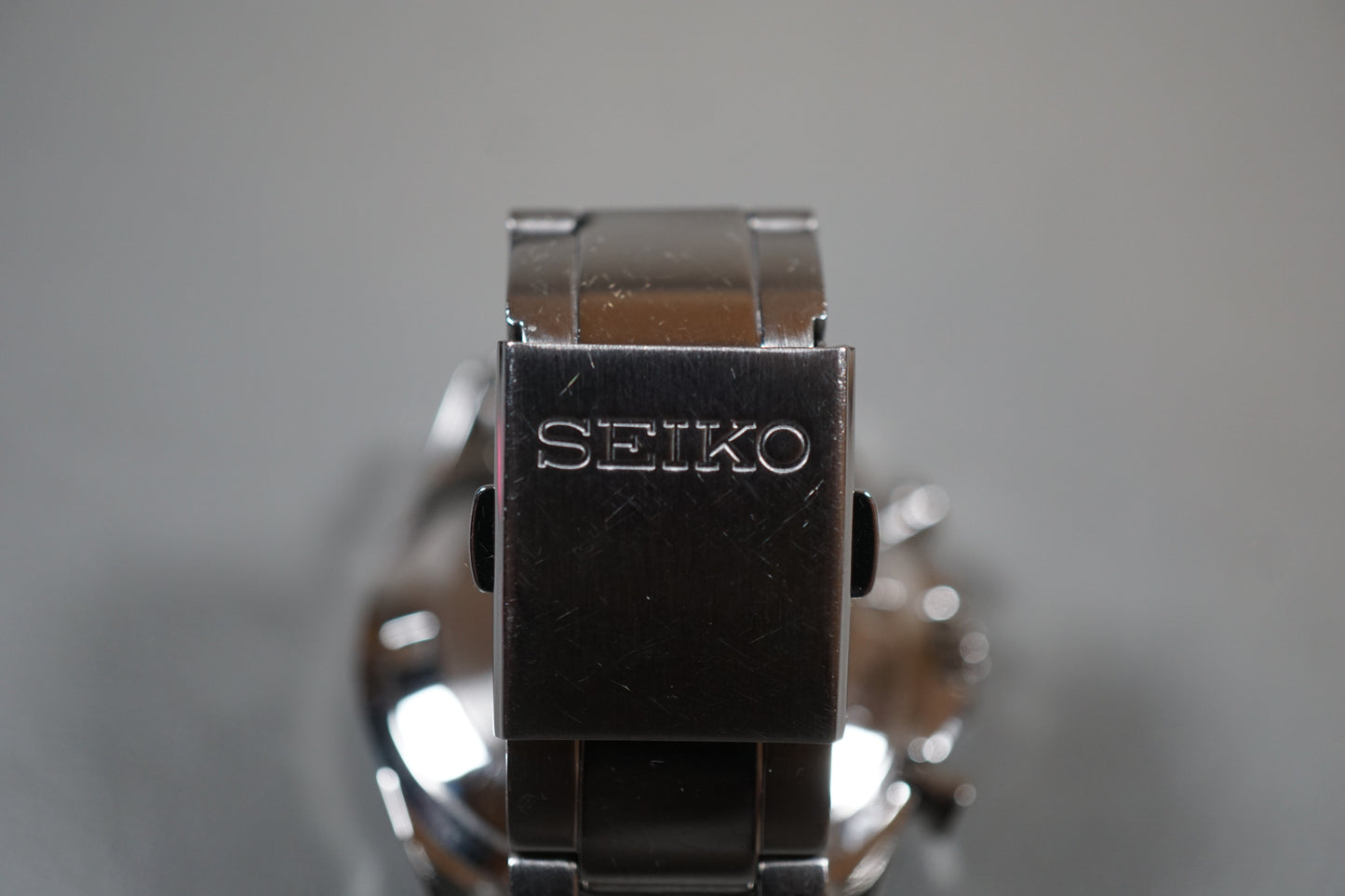 Seiko Spirit SBTR007 8T67 Silver Dial Chronograph Quartz Watch