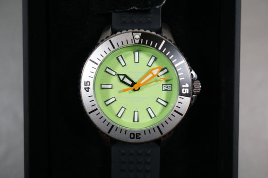 Tic Tac Movement In Motion MIM-MDV-GR NH35 Green Dial Automatic Watch