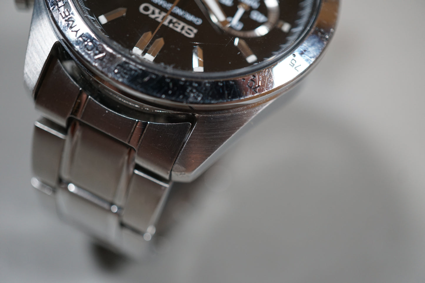 Seiko Spirit SBTR013 8T63 Black Dial Chronograph Quartz Watch
