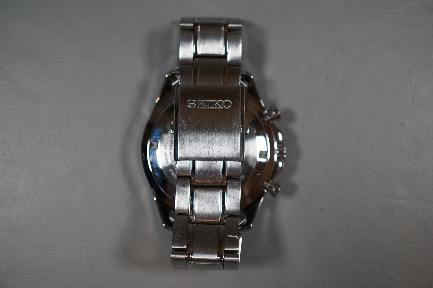 Seiko Spirit SBTR013 8T63 Black Dial Chronograph Quartz Watch