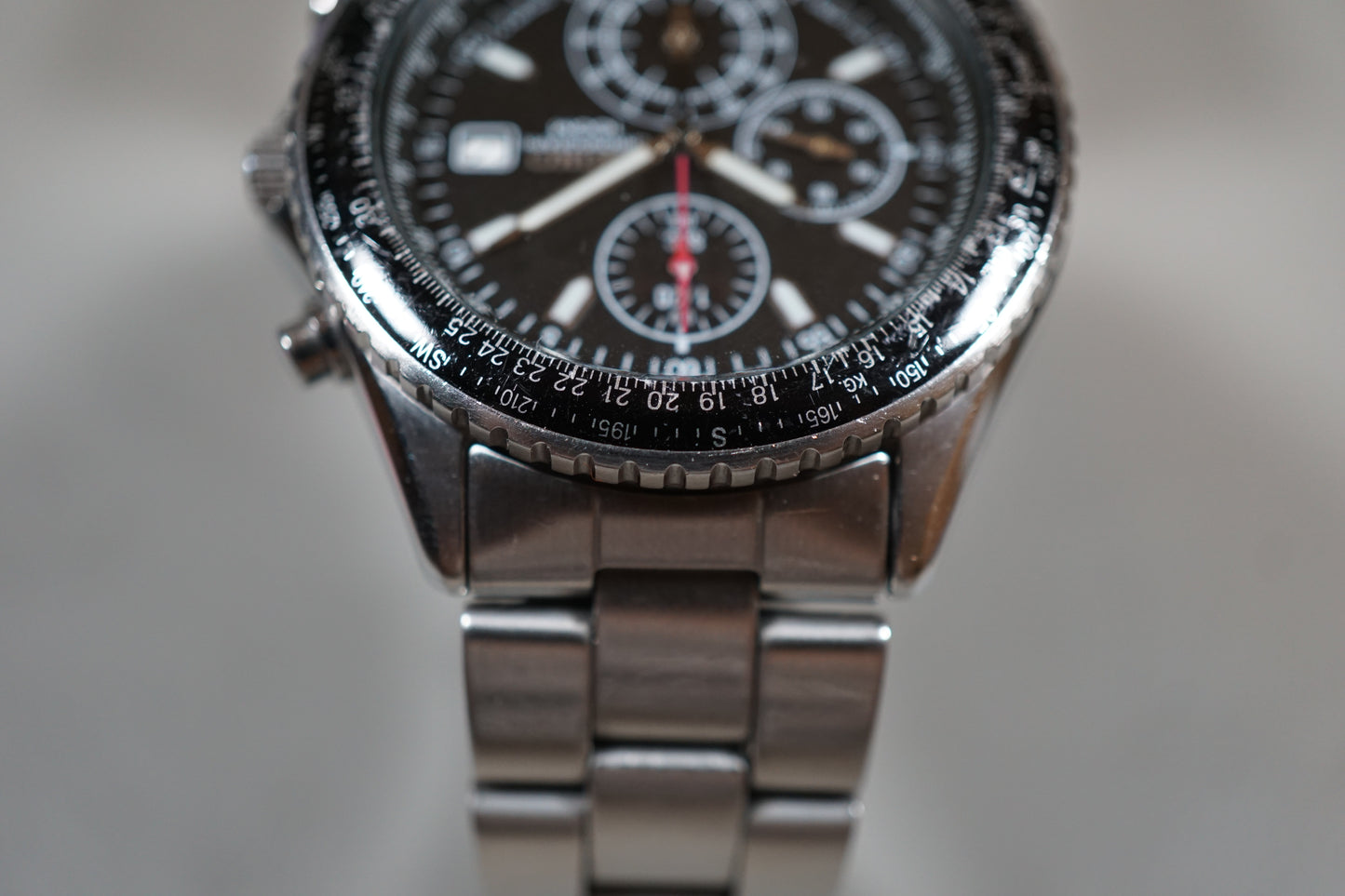 Seiko SND253 7T92 Flightmaster Pilot Chronograph Quartz Watch