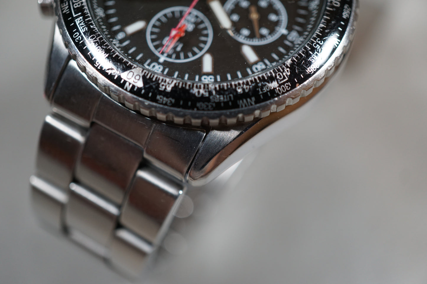 Seiko SND253 7T92 Flightmaster Pilot Chronograph Quartz Watch