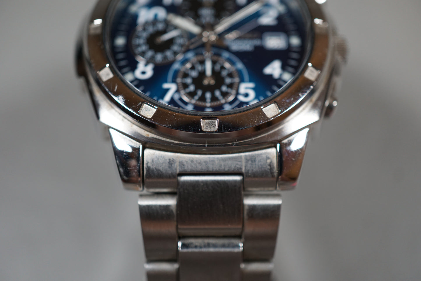 Seiko SNDB37 7T92 Blue Dial Chronograph Quartz Watch