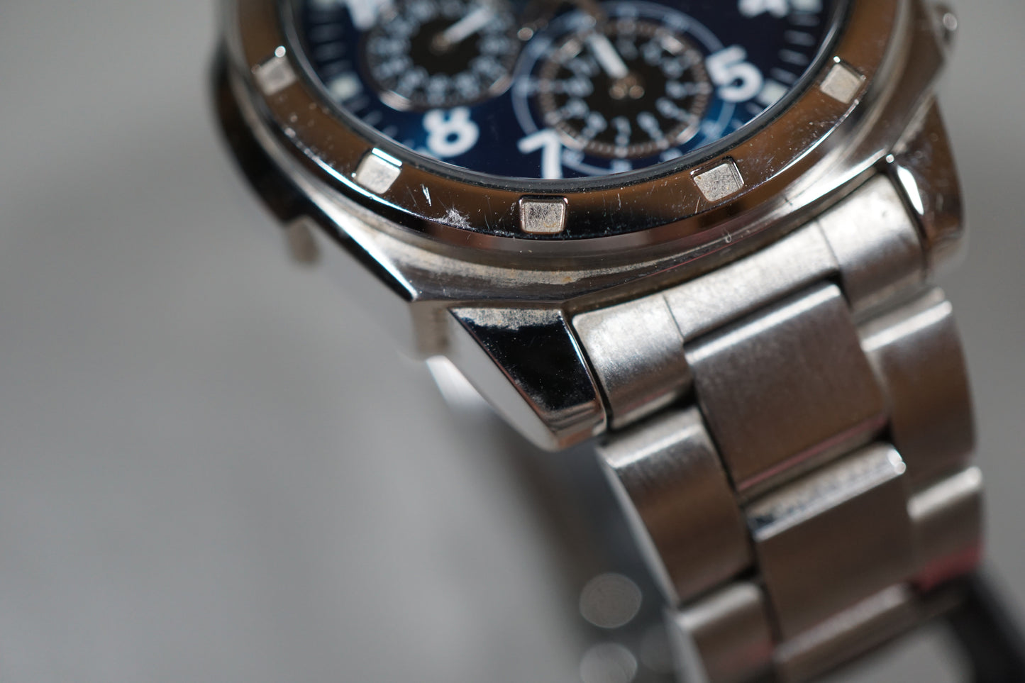 Seiko SNDB37 7T92 Blue Dial Chronograph Quartz Watch