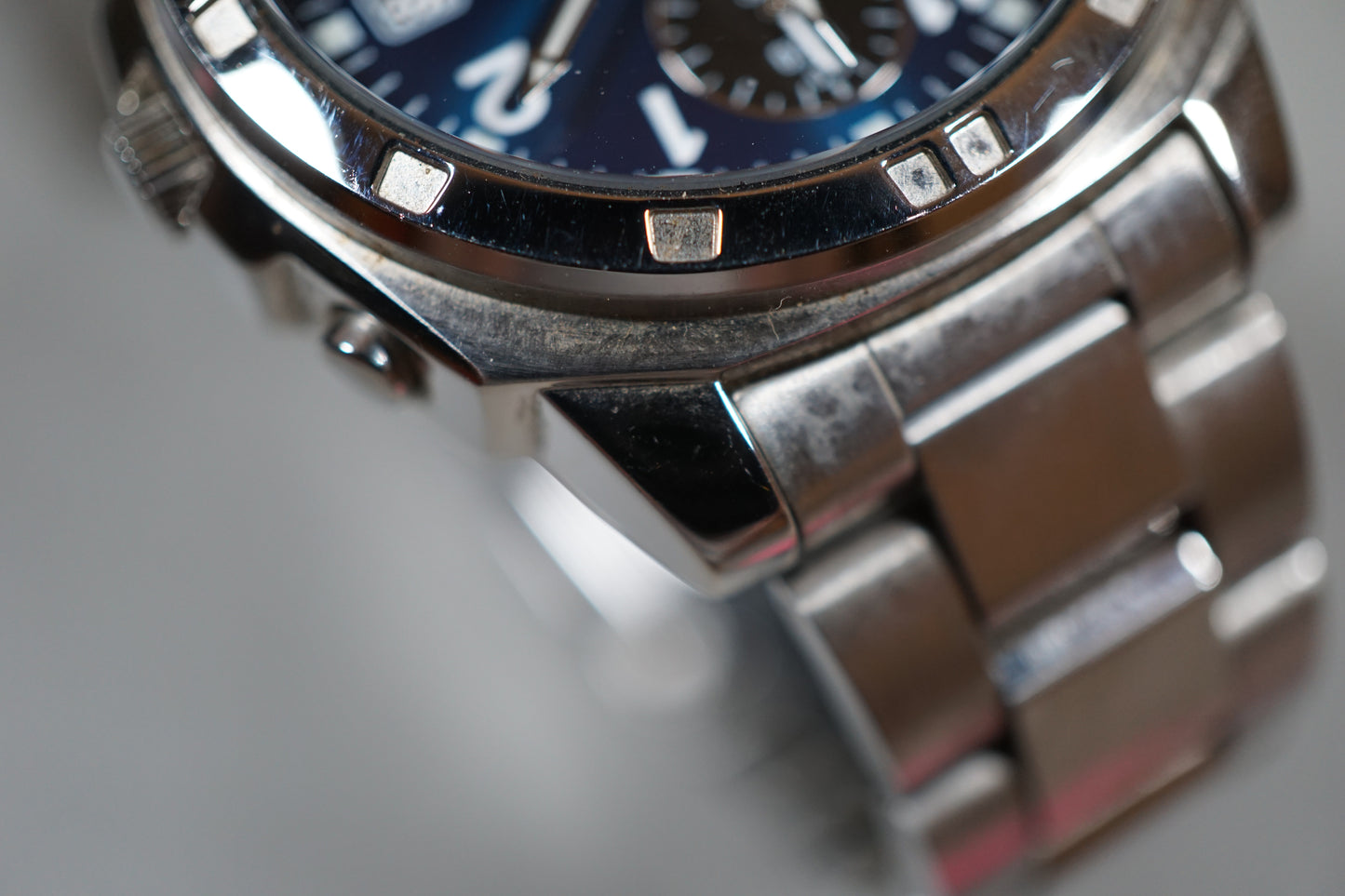 Seiko SNDB37 7T92 Blue Dial Chronograph Quartz Watch