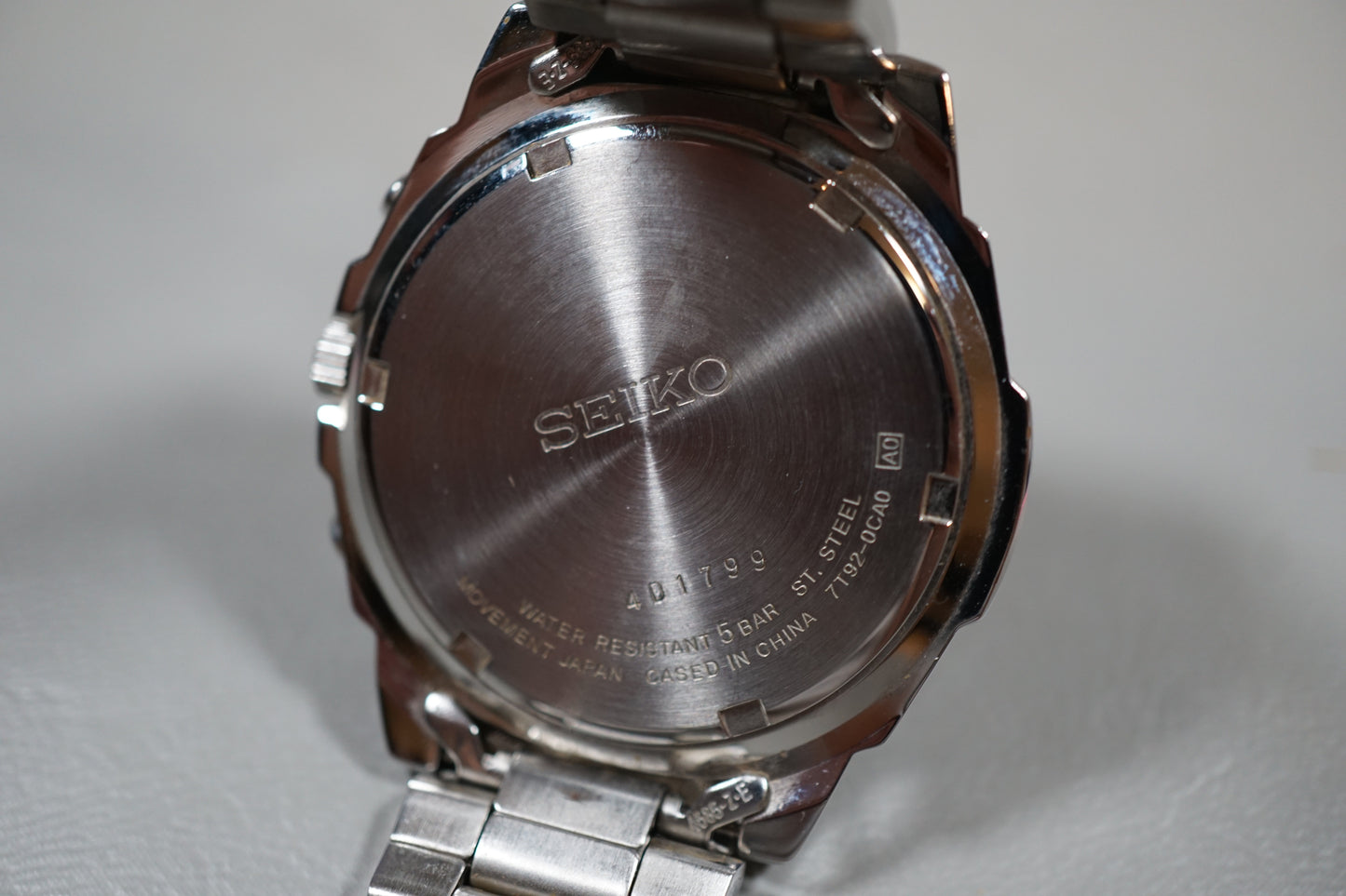 Seiko SNDB37 7T92 Blue Dial Chronograph Quartz Watch