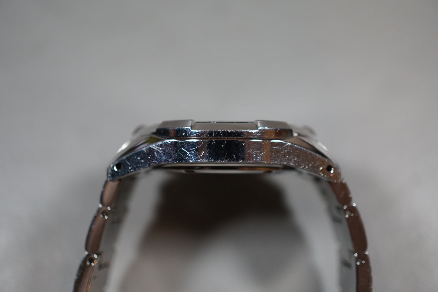 Seiko SNE015P1 V14J Day Date Black Dial Solar Quartz Watch