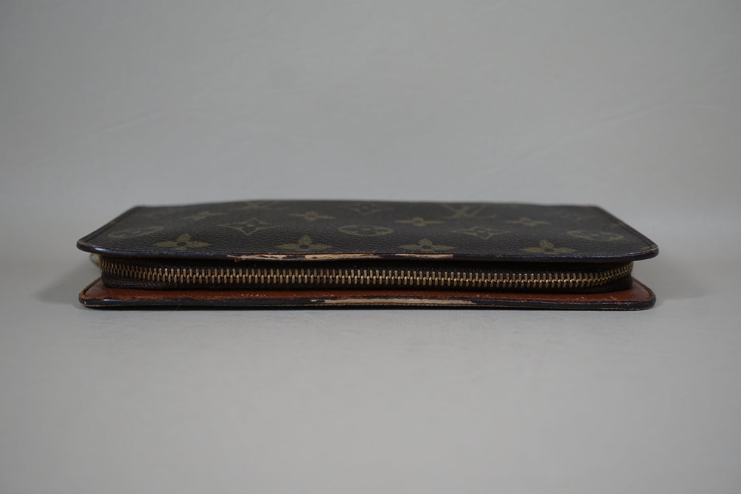 Louis Vuitton Monogram Portomone Zipper Round Long M61727 Wallet