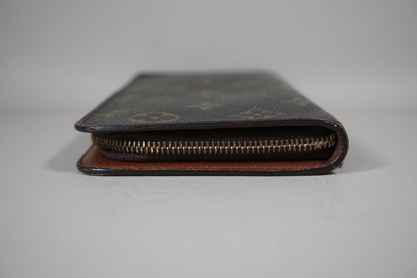 Louis Vuitton Monogram Portomone Zipper Round Long M61727 Wallet