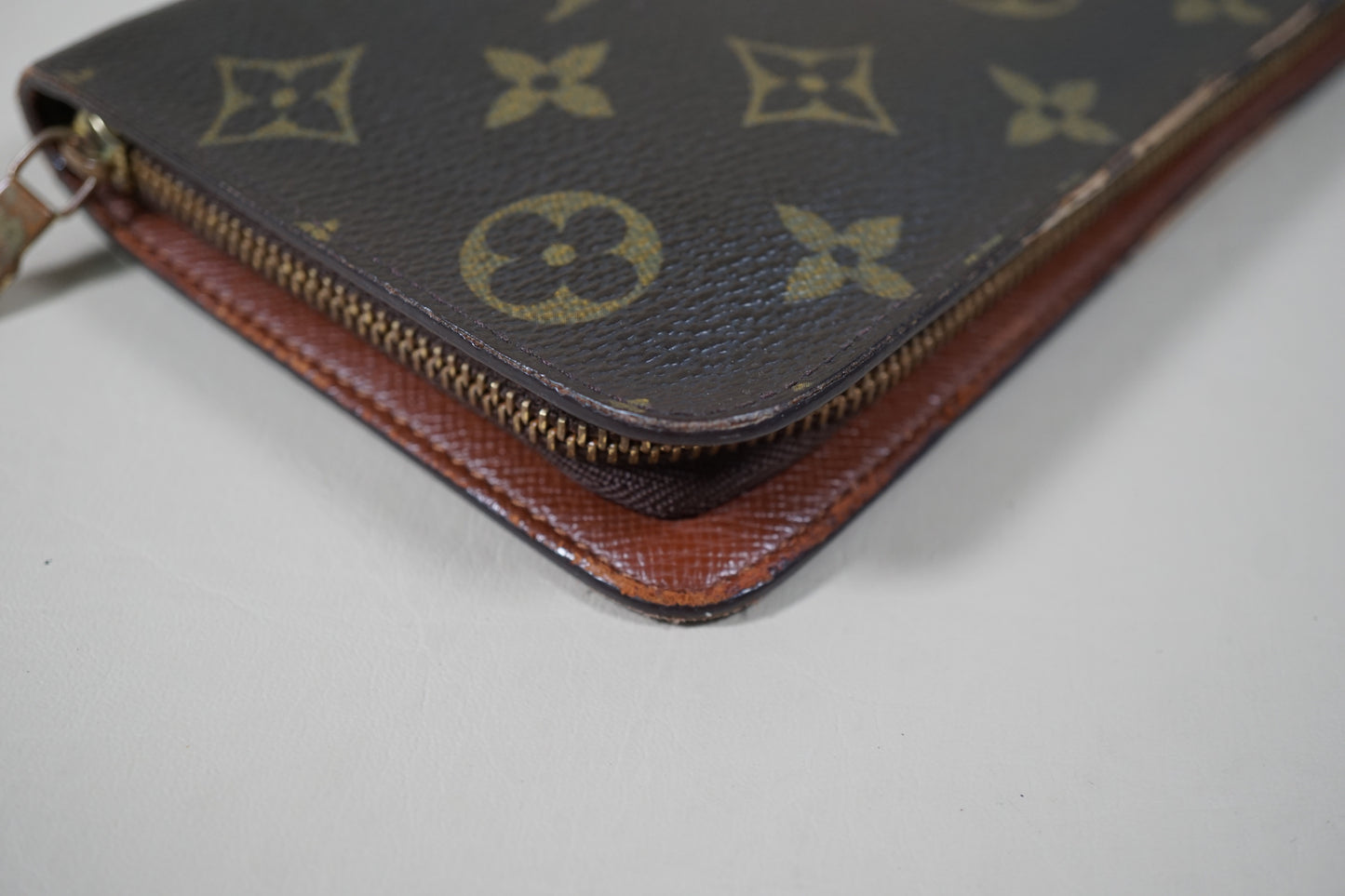 Louis Vuitton Monogram Portomone Zipper Round Long M61727 Wallet