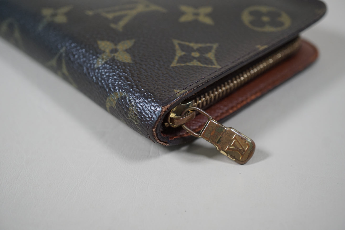 Louis Vuitton Monogram Portomone Zipper Round Long M61727 Wallet