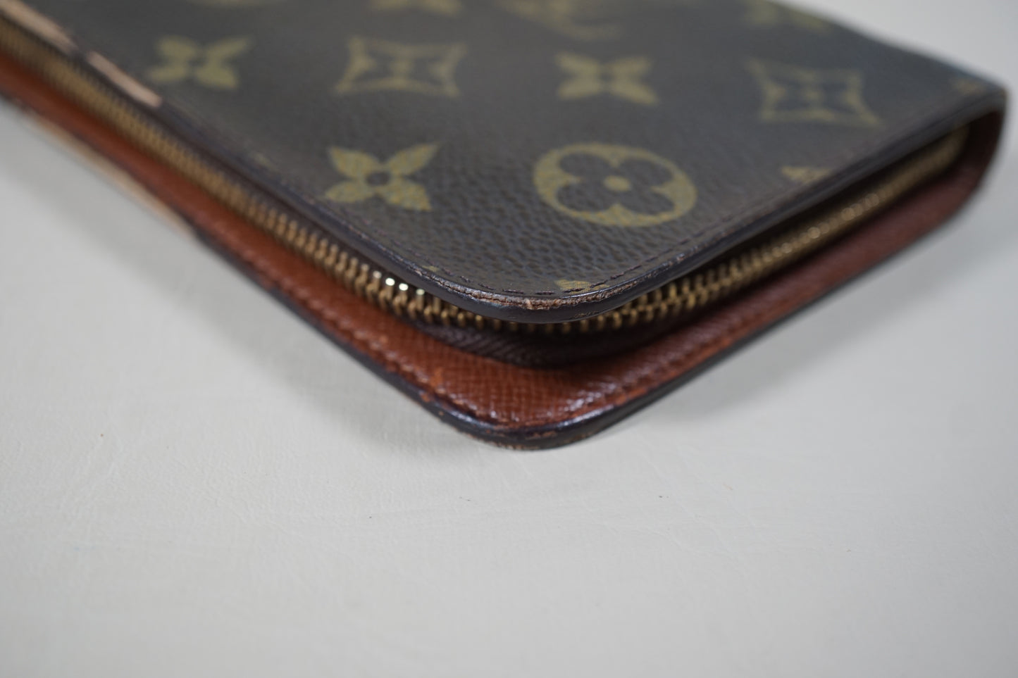 Louis Vuitton Monogram Portomone Zipper Round Long M61727 Wallet