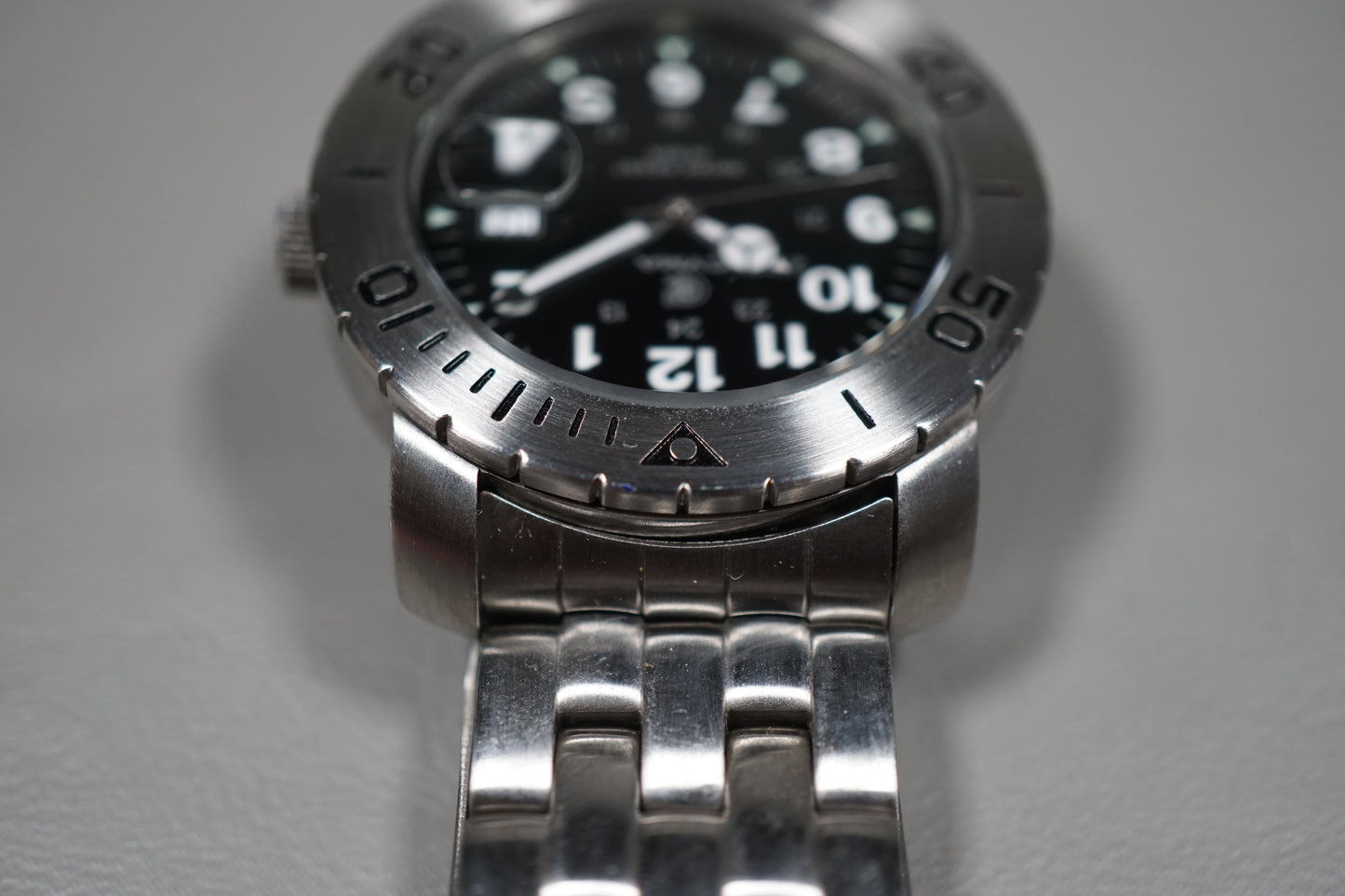 CYMA 931 Swiss Mov't Black Dial Divers Style Quartz Watch