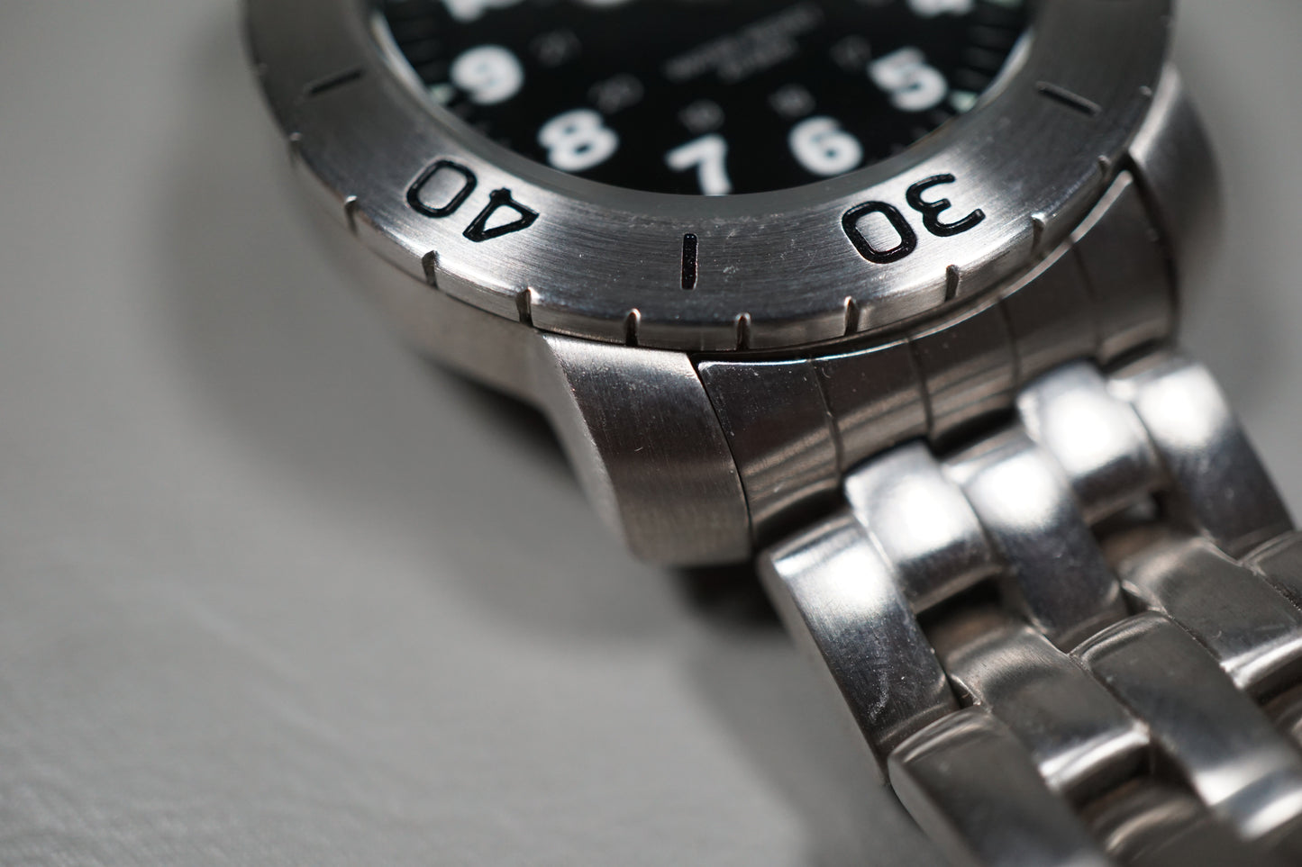 CYMA 931 Swiss Mov't Black Dial Divers Style Quartz Watch