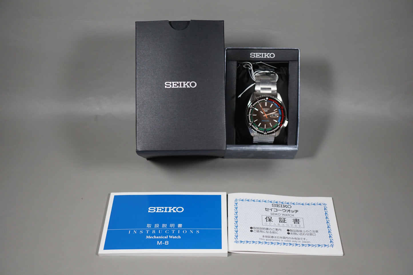 New Seiko 5 Sports 5KX SBSA221 4R36 JDM Retro Color Collection Automatic Watch