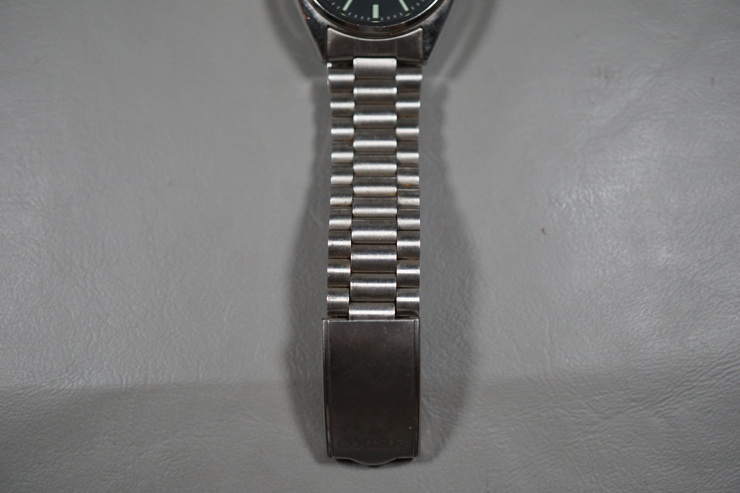 Vintage Seiko 5 7009-6000 Black Dial Day Date Automatic Watch Original Condition