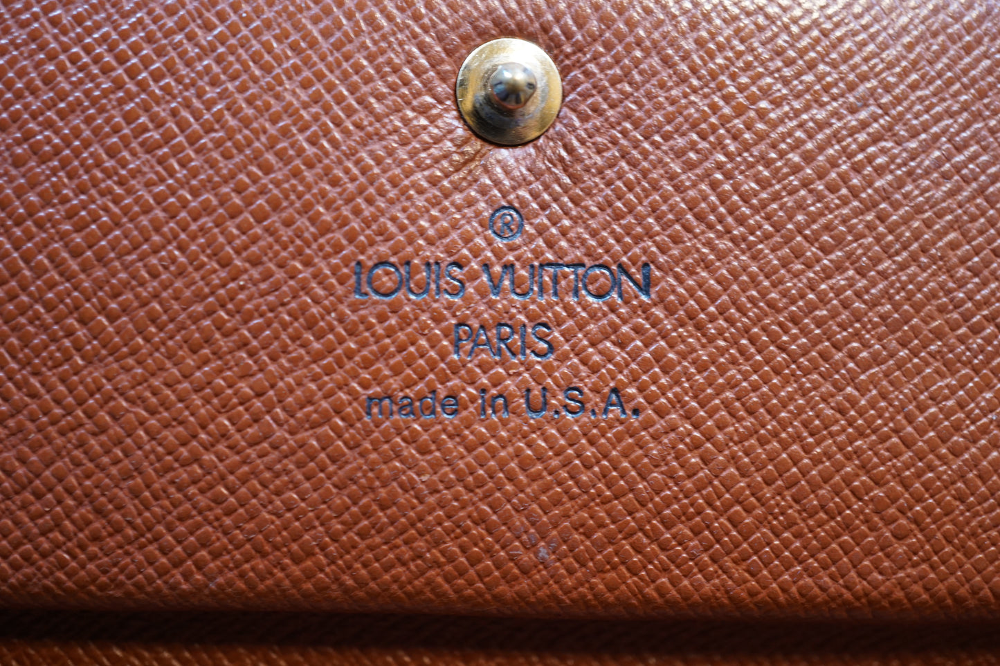 Louis Vuitton M61724 Monogram Porte Monnaie Credit Bifold Long Wallet
