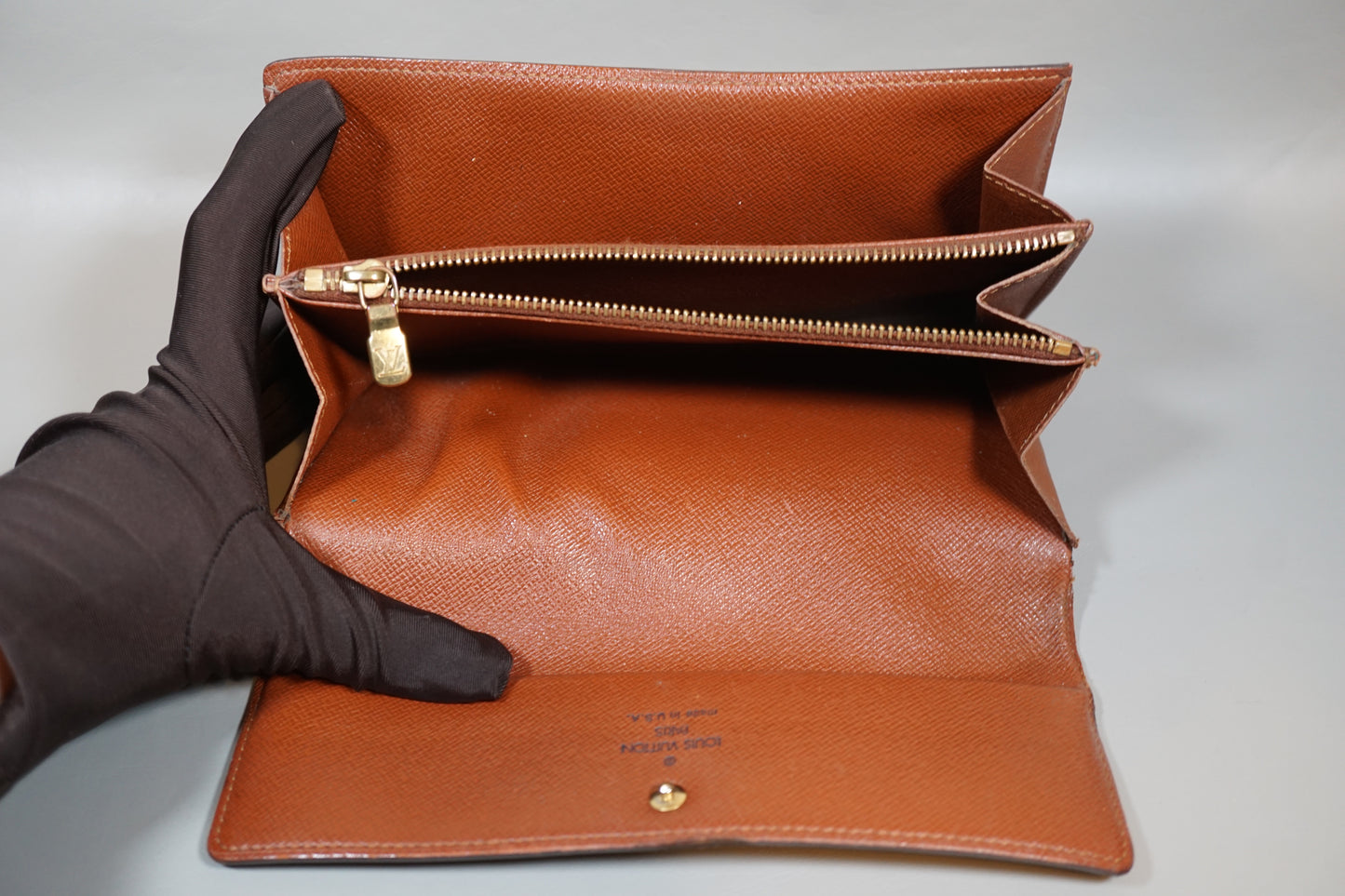 Louis Vuitton M61724 Monogram Porte Monnaie Credit Bifold Long Wallet