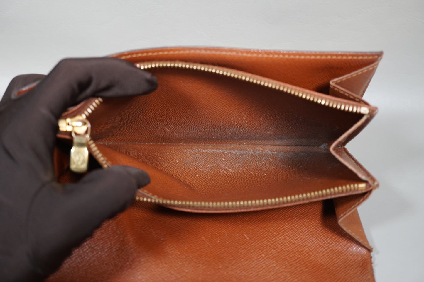Louis Vuitton M61724 Monogram Porte Monnaie Credit Bifold Long Wallet