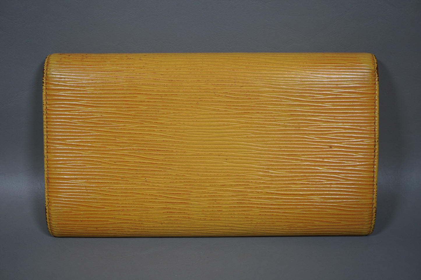 Louis Vuitton M63579 Pochette Portomone Credit Epi Yellow Long Wallet