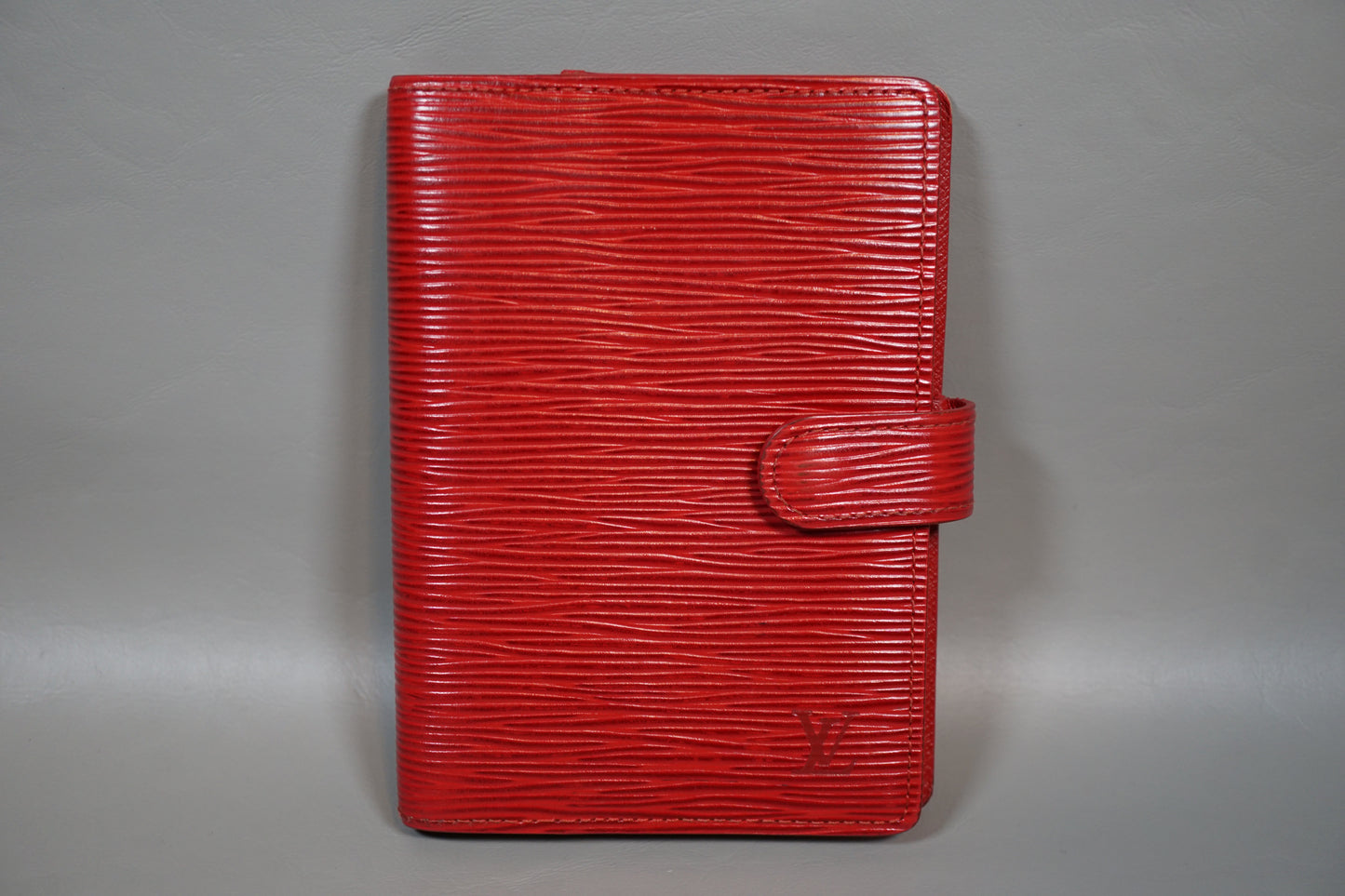 Louis Vuitton R20057 Red Epi Leather Agenda PM Organizer Notebook Cover