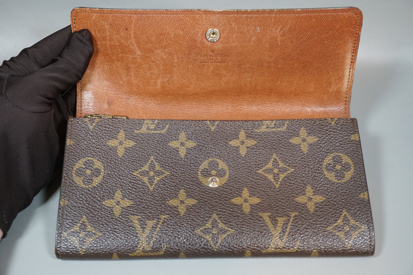 Louis Vuitton M617134 Monogram Portefeuille Sara (Old) Long Wallet